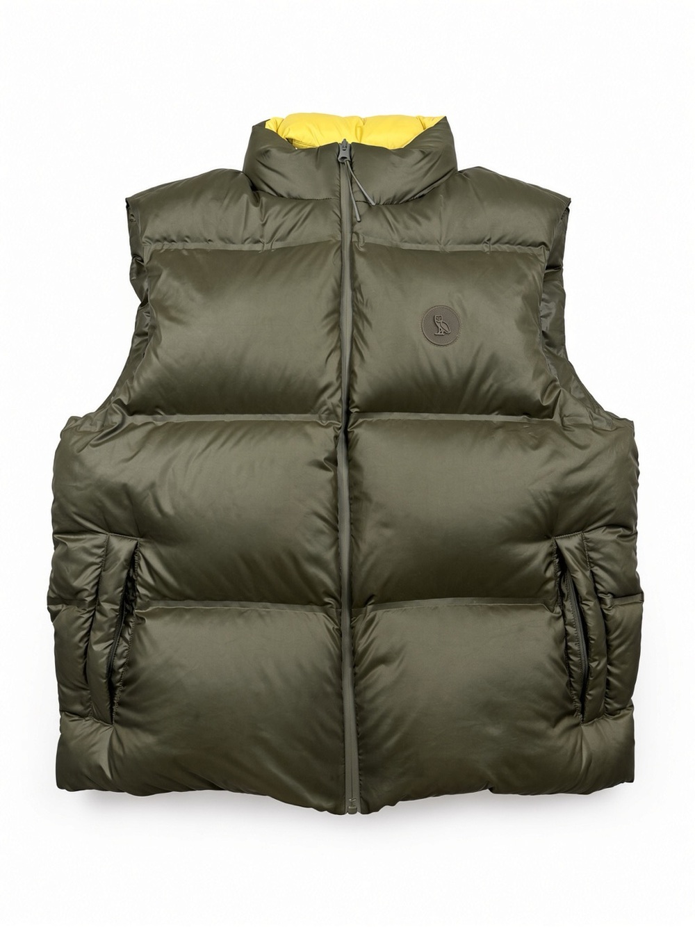 OVO Drake October's Very Own Size: L Olive Green Down Puffer
Vest NWT Authentic